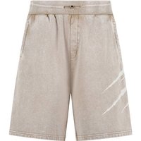 PLEIN SPORT Jogging-Shorts SCRATCH, Größe XL in Beige
