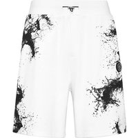 PLEIN SPORT Jogging-Shorts SPLASH, Größe S in Weiß
