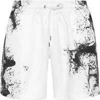 PLEIN SPORT Jogging-Shorts SPLASH, Größe 3XL in Weiß