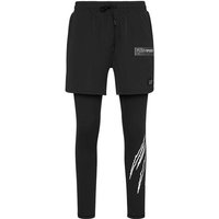 PLEIN SPORT Jogginghose, Größe L in Schwarz