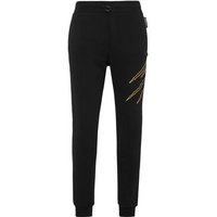 PLEIN SPORT Jogginghose SCRATCH, Größe 3XL in Schwarz