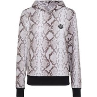 PLEIN SPORT Kapuzen-Sweatjacke PYTHON, Größe XS in Grau
