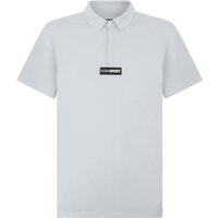 PLEIN SPORT Kurzarm-Poloshirt SCRATCH, Größe L in Blau