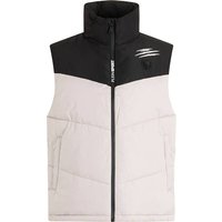 PLEIN SPORT Kurze Weste, Größe L in Beige