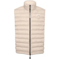 PLEIN SPORT Kurze Weste, Größe S in Beige
