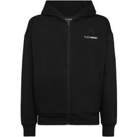 PLEIN SPORT Langarm-Sweatshirt SCRATCH, Größe S in Schwarz