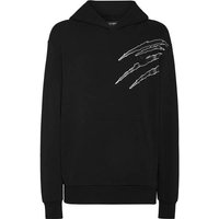 PLEIN SPORT Langarm-Sweatshirt SCRATCH, Größe 3XL in Schwarz
