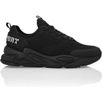 PLEIN SPORT Low-Top-Sneaker, Größe 43 in Schwarz