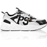 PLEIN SPORT Low-Top-Sneaker, Größe 47 in Weiß