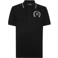 PLEIN SPORT Poloshirt TIGER, Größe S in Schwarz