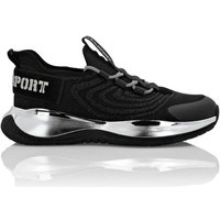 PLEIN SPORT Running-Sneaker, Größe 35 in Schwarz