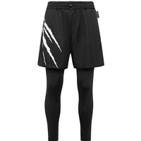 PLEIN SPORT Sportleggings SCRATCH, Größe XXL in Schwarz