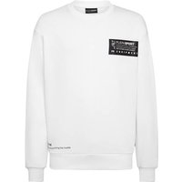 PLEIN SPORT Sweatshirt, Größe XS in Weiß