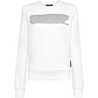 PLEIN SPORT Sweatshirt LOVE, Größe S in Weiß