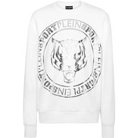PLEIN SPORT Sweatshirt TIGER, Größe XL in Weiß