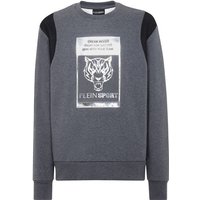 PLEIN SPORT Sweatshirt TIGER, Größe XL in Grau