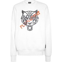 PLEIN SPORT Sweatshirt TIGER, Größe XL in Weiß