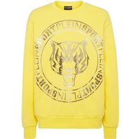 PLEIN SPORT Sweatshirt TIGER, Größe M in Gelb