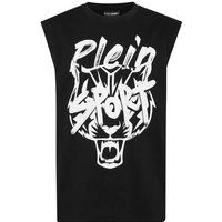PLEIN SPORT Tanktop, Größe 4XL in Schwarz