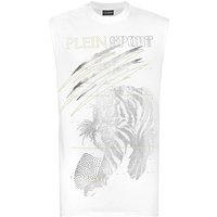 PLEIN SPORT Tanktop TIGER, Größe 5XL in Weiß