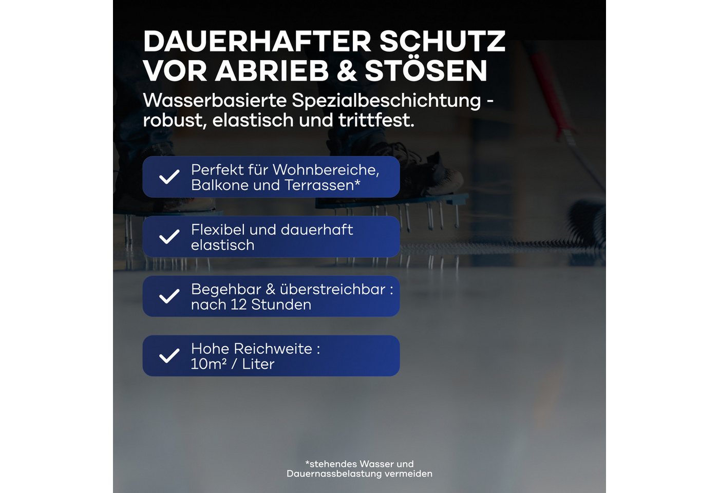 plid Bodenversiegelung Flüssigkunststoff Innen & Außen - Bodenbeschichtung - Flüssig PVC, Wasserfest – Bild 5 von 5