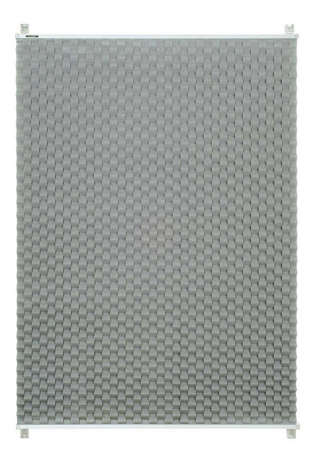 K-HOME Plissee Diamantplissee von K-home, 3D-Effekt, patentiertes Design, Lichtschutz, ohne Bohren, verspannt, Klemmfix – Bild 2 von 5