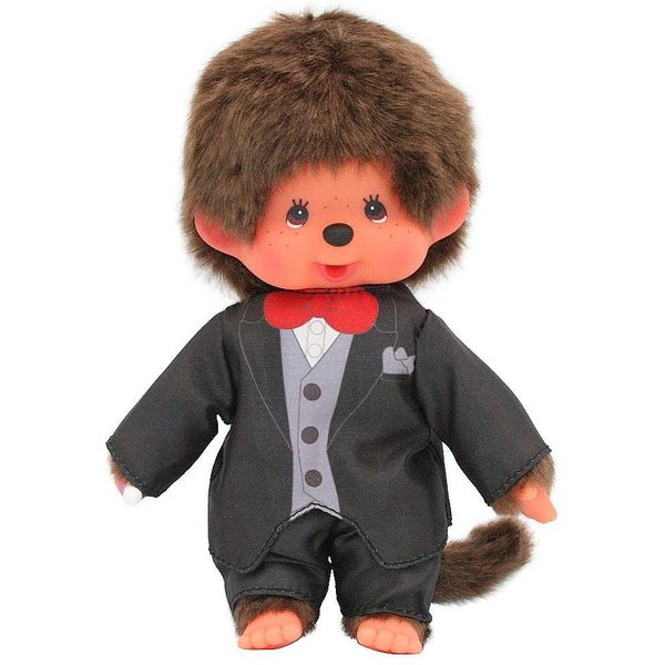 Monchhichi Plüschfigur Bräutigam Junge 20 cm Monchhichi Puppe im Anzug Hochzeit