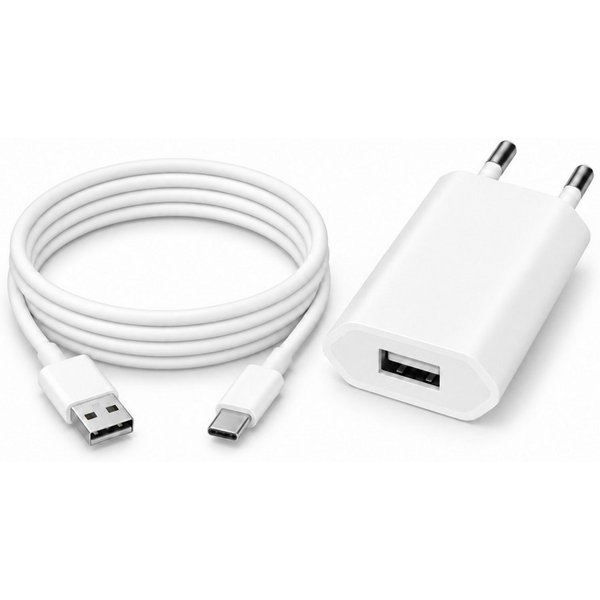PlugUp Ladegerät mit iPhone USB-C Ladekabel iPhone 15 16 17 Pro Max Air Plus USB-Ladegerät (2000 mA, Set, 2-teiliges Ladeset, Ladegerät mit Lightning Kabel für 