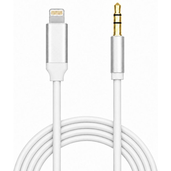 PlugUp Lightning auf 3,5 mm Klinke AUX-Kabel für iPhone, iPad & iPod Audio-Adapter 3,5mm Klinke, Lightning, 120 cm, Lightning auf AUX-Kabel mit 3,5 mm Klinke, S