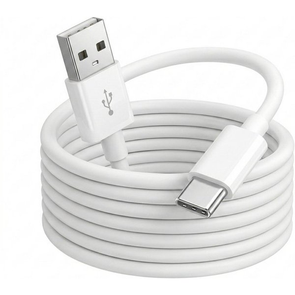 PlugUp USB-C Ladekabel iPhone 15 16 17 Pro Max Air Plus USB-A zu USB-C Kabel USB-Kabel, USB Typ A, USB Typ A (200 cm), Ladekabel für iPhone 15 16 17 Pro Max Air