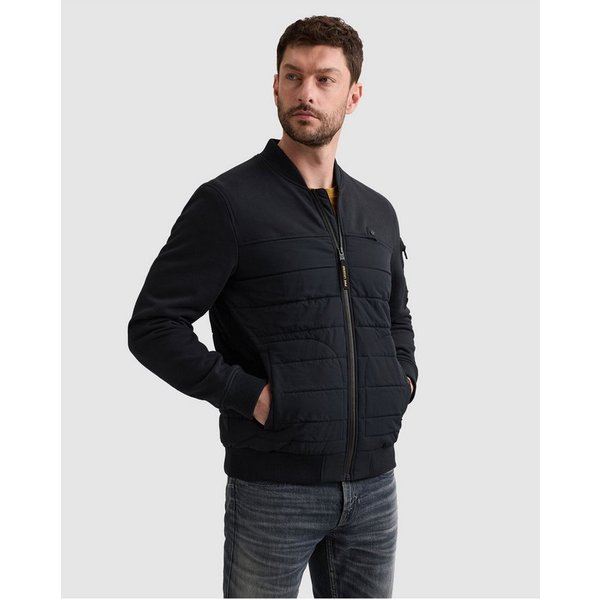 PME LEGEND Bomberjacke in gesteppter Optik, mit Reißverschluss