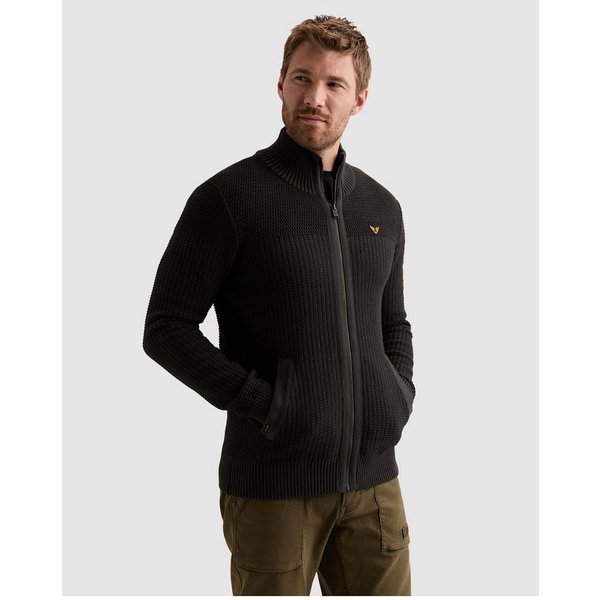 PME LEGEND Cardigan mit markanter Struktur, Baumwolle, Regular Fit