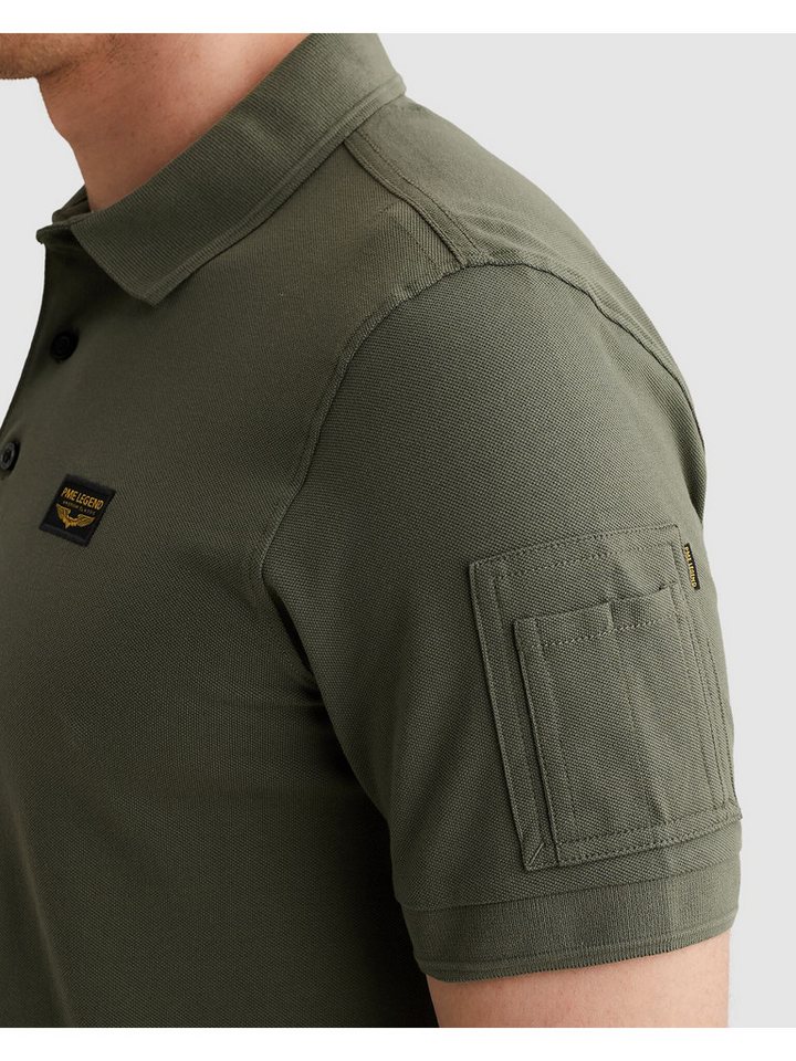 PME LEGEND Poloshirt mit Logostickerei – Bild 4 von 5