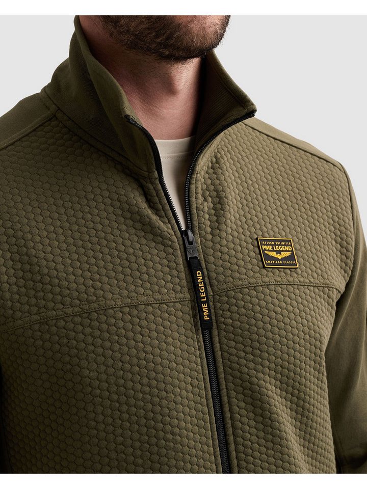 PME LEGEND Sweatjacke mit seitlichen Eingrifftaschen – Bild 4 von 5
