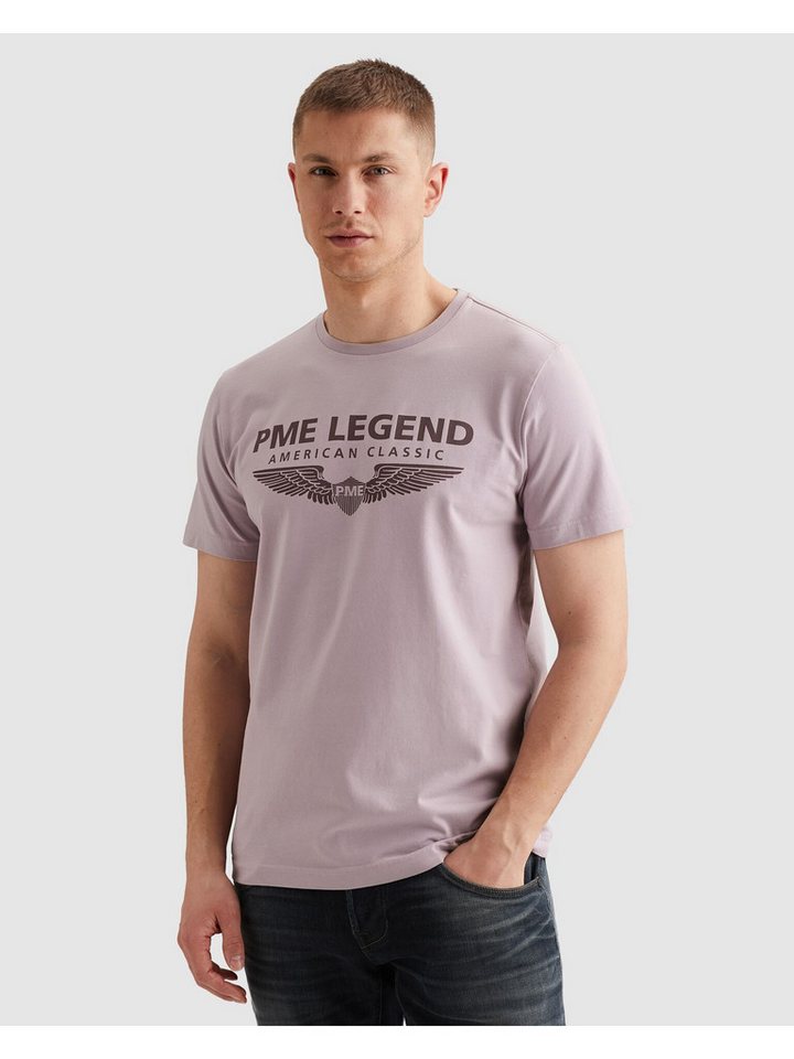 PME LEGEND T-Shirt mit eingefasstem Rundhalsausschnitt mit Rollkante – Bild 2 von 5