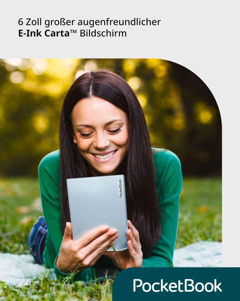 PocketBook PocketBook Verse Grey DACH-Version E-Book (6", kein Betriebssystem, WLAN, WLAN) – Bild 3 von 5