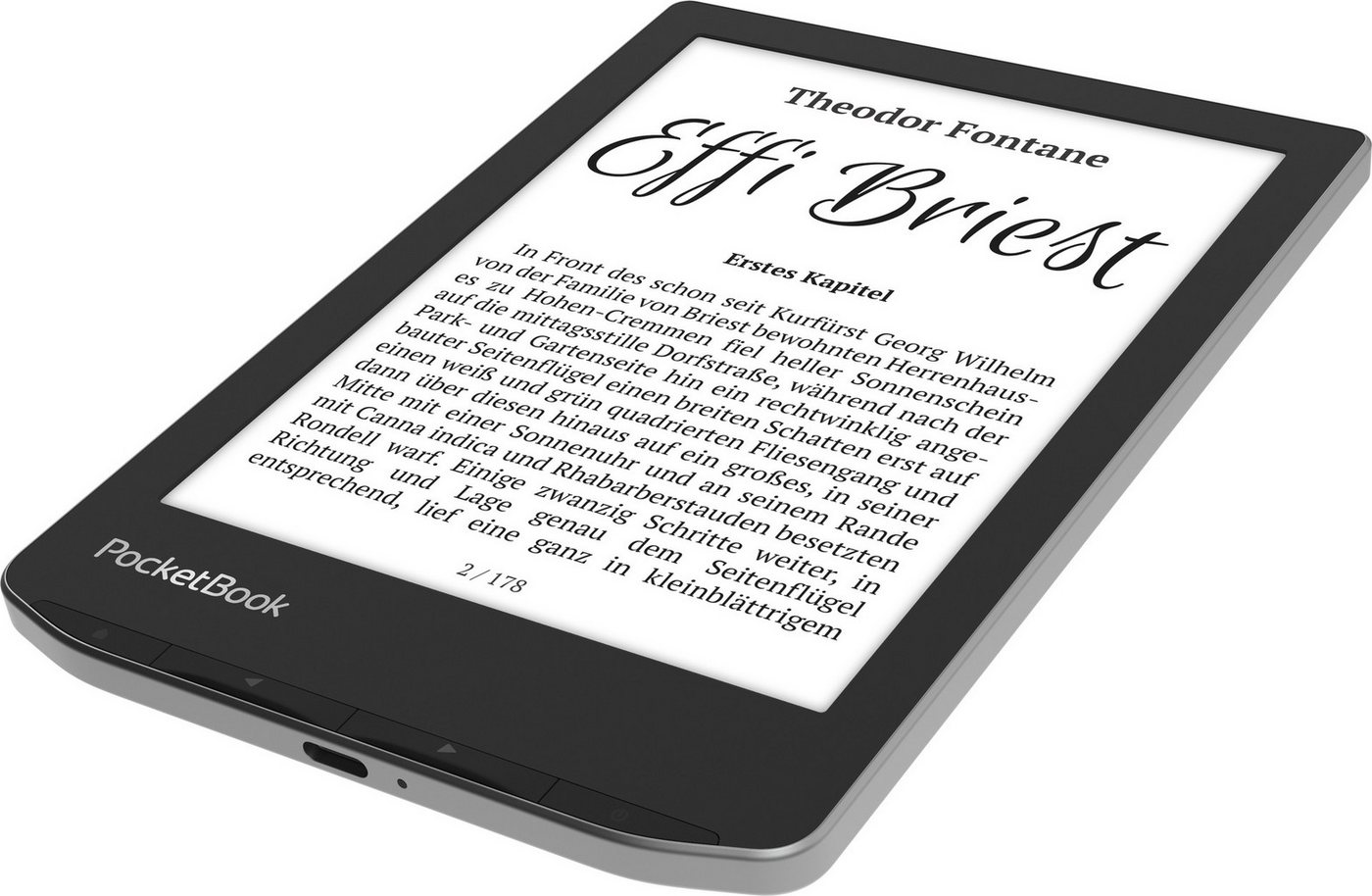 PocketBook PocketBook Verse Grey DACH-Version E-Book (6", kein Betriebssystem, WLAN, WLAN) – Bild 5 von 5