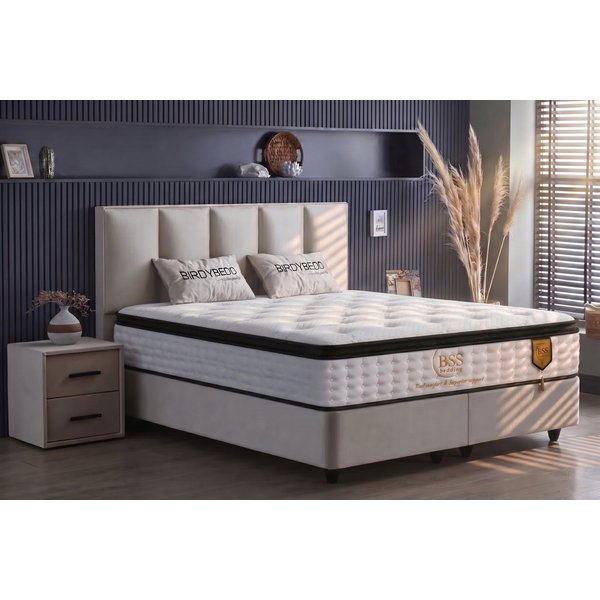 Pointhome Boxspringbett mit Bettkasten, Bett mit Matratze & Stauraum, mit/ohne Nachttisch (140x200 cm, 1 Bettkopfteil, 1x H3 Matratze, 2 Bettkasten, 2 optionale