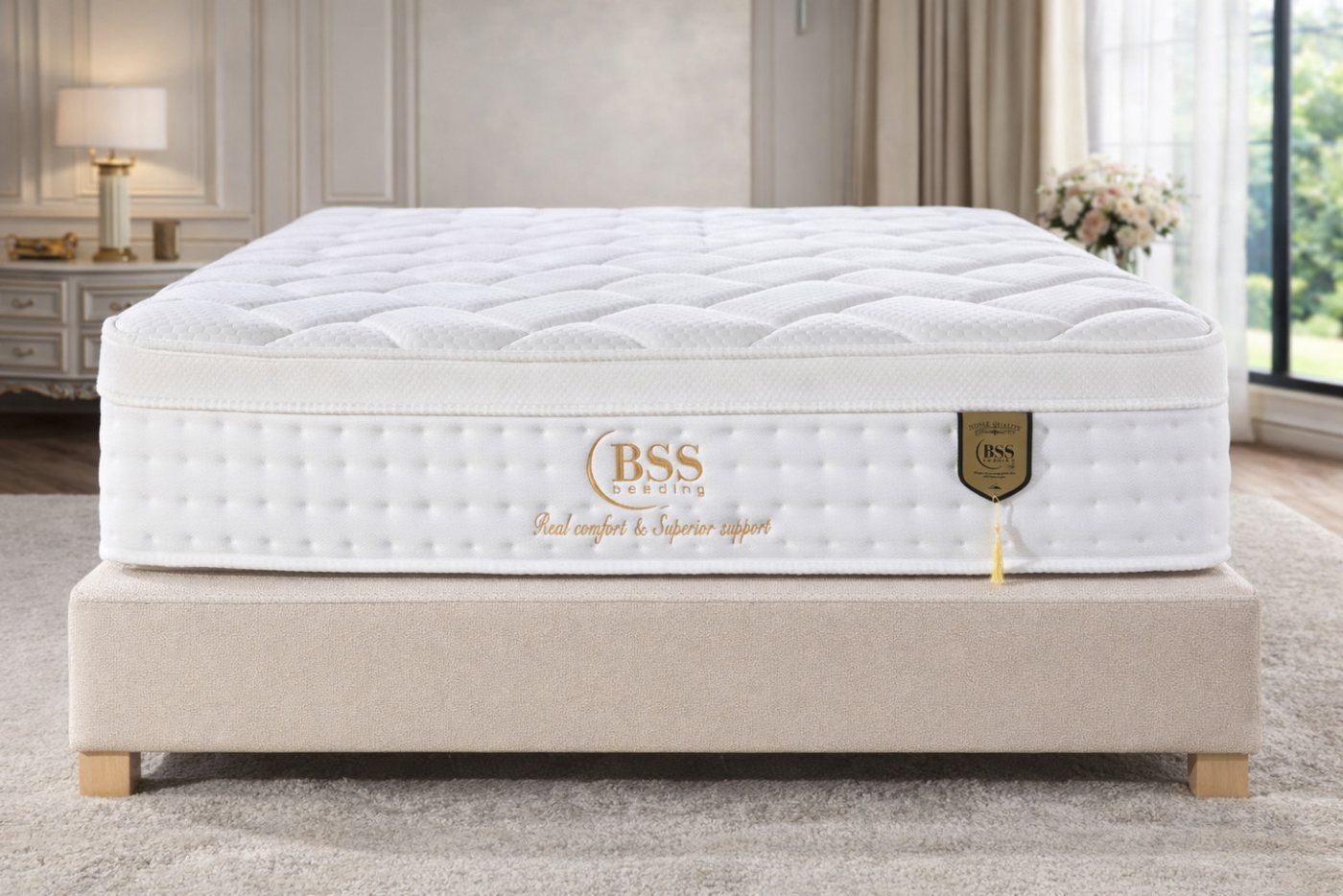 Taschenfederkernmatratze, 7-Zonen Federkernmatratze, Atmungsaktiv Matratze, Komfortschicht, Pointhome, 30 cm hoch, (Elegantes Design, Taschenfederkern, H3), Opt – Bild 2 von 5