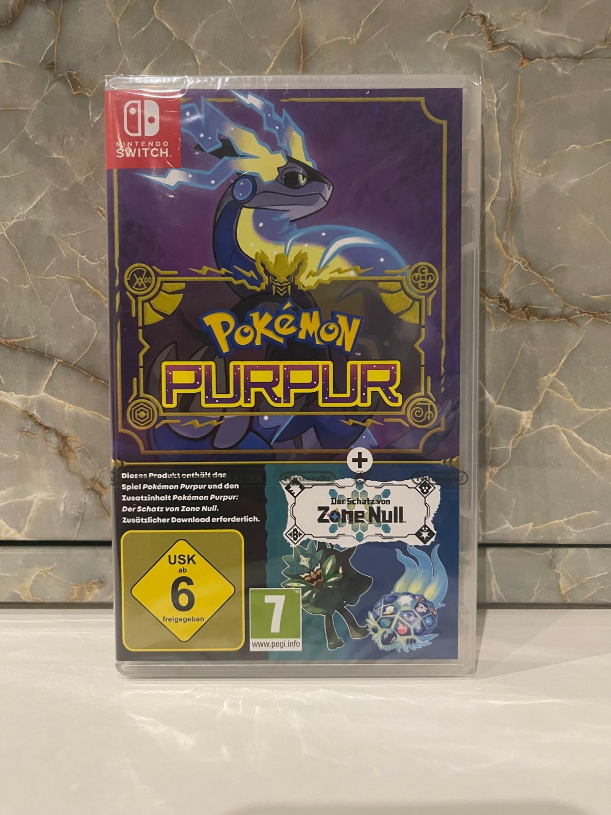 Pokemon Purpur und der Schatz von Zone Null Erweiterung / Nintendo Switch /
