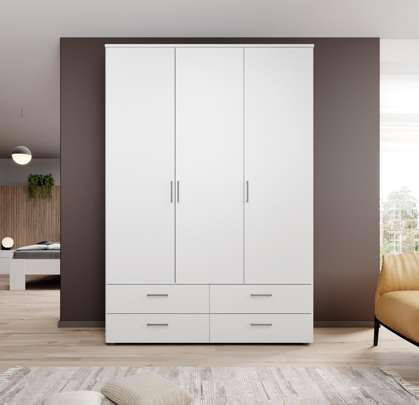 Pol-Power Kleiderschrank 137,8 x 198,6 x 48 cm (B/H/T) – Bild 2 von 5