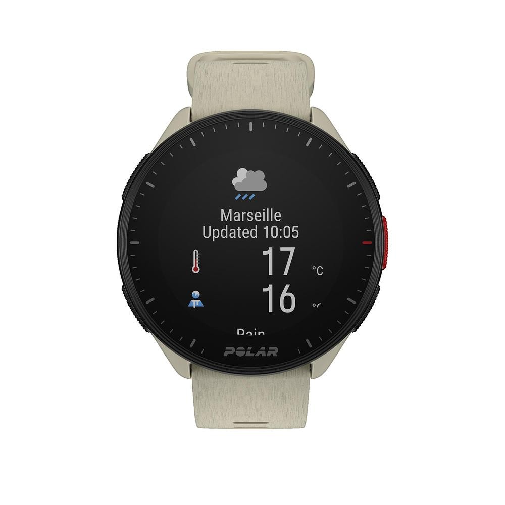 Polar Pacer GPS Sportuhr 35h Akku Bluetooth 5.1 Cloud White