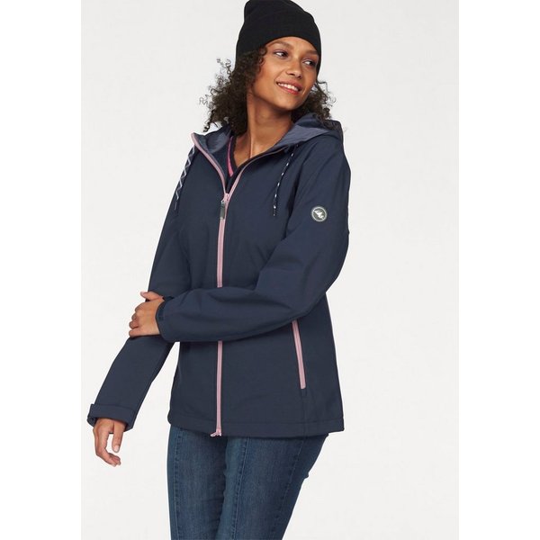 Polarino Softshelljacke für den Übergang, aus Softshell, wasserabweisend, winddicht