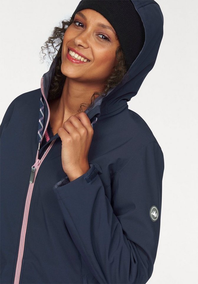 Polarino Softshelljacke für den Übergang, aus Softshell, wasserabweisend, winddicht – Bild 3 von 5