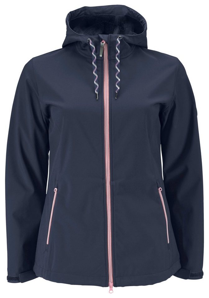 Polarino Softshelljacke für den Übergang, aus Softshell, wasserabweisend, winddicht – Bild 4 von 5