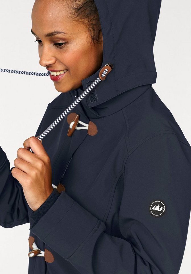 Polarino Softshelljacke für Übergangszeiten, atmungsaktiv, winddicht, wasserabweisend – Bild 2 von 5