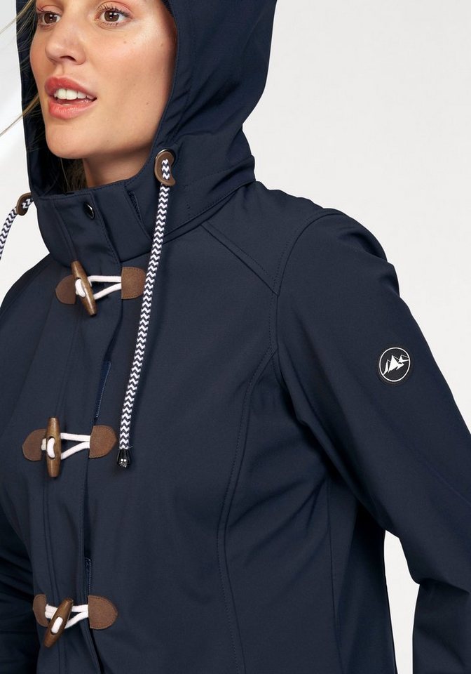 Polarino Softshelljacke für Übergangszeiten, atmungsaktiv, winddicht, wasserabweisend – Bild 4 von 5