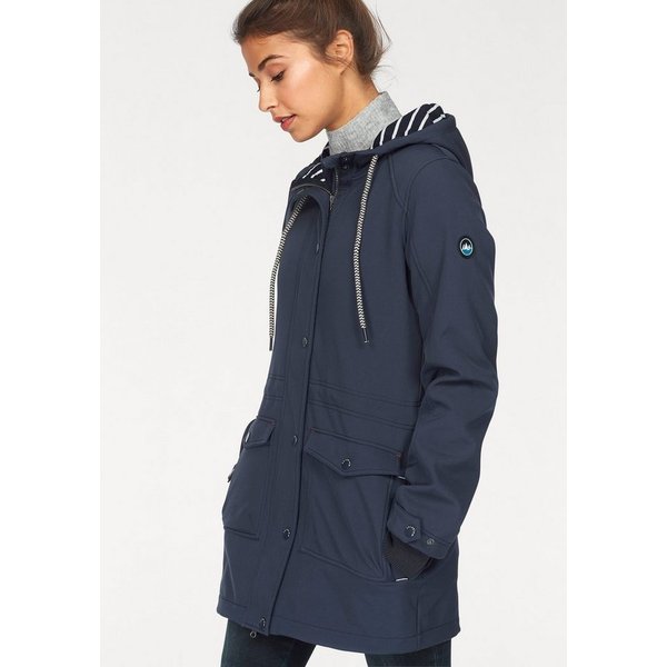 Polarino Softshellparka mit Fleece-Innenseite, aus Softshell, wasserabweisend, winddicht