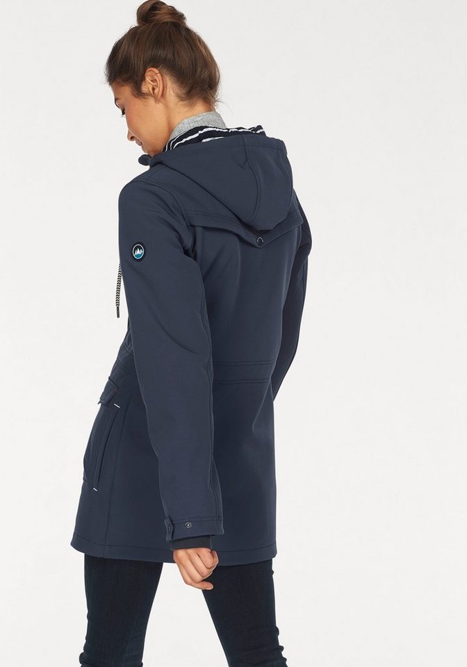 Polarino Softshellparka mit Fleece-Innenseite, aus Softshell, wasserabweisend, winddicht – Bild 2 von 5