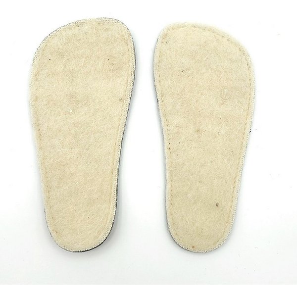 POLOLO Einlegesohlen für Kinder Barfußschuhe, aus Bio-Wolle oder Bio-Baumwolle